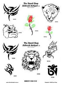 Stencils 201-210 - %%product%%