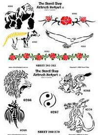 Stencils 261-270 - %%product%%