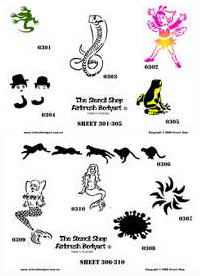 Stencils 301-310 - %%product%%