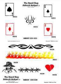 Stencils 321-330 - %%product%%