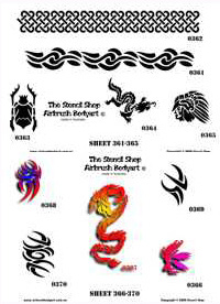 Stencils 361-370 - %%product%%