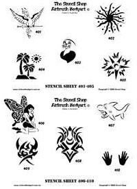 Stencils 401-410 - %%product%%