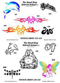 Stencils 431-440 - %%product%%