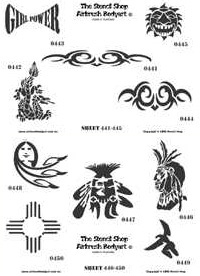 Stencils 441-450 - %%product%%