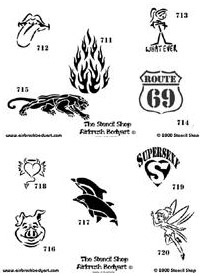 Stencils 711-720 - %%product%%